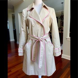 Coach knee length trench coat